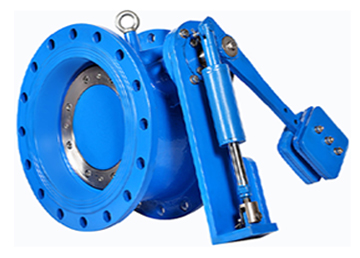 Counter weight wafer check valve