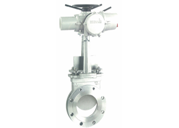 Flange knife gate valve