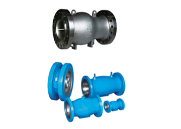 axial flow check valve